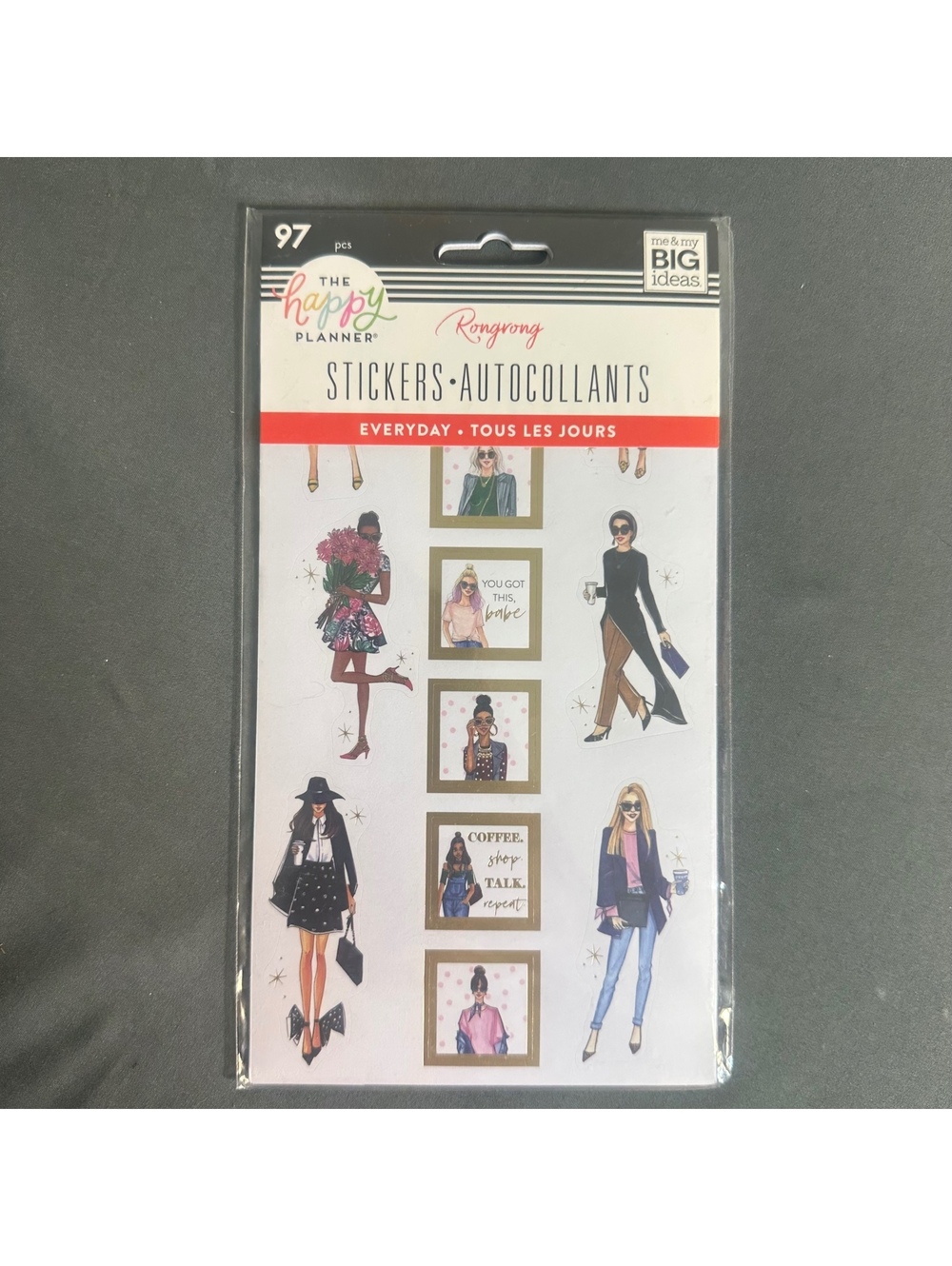 The Happy Planner Rongrong Everyday Stickers 97 pcs
